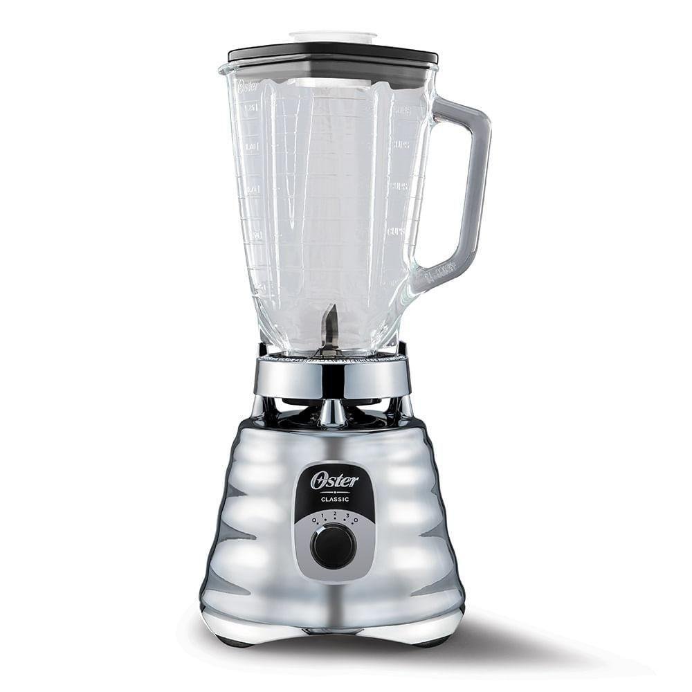 Liquidificador New Osterizer Clássico Chrome Oster 127V - 7
