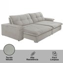 Ver imagem 3 de Sofá Gaia Veludo 02 Módulos 80 Cm B25cm Meu Sofá Online