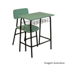 Assento Formica Escolar Multilaminado Epóxi Verde - 8