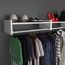 Ver imagem 2 de Kit 2 Cabideiro de Parede Closet Arara de Roupas Quarto