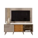 Ver imagem 1 de Kit Sala Crown Painel + Rack Pés Palito para TV 65" Fendi/ Naturale