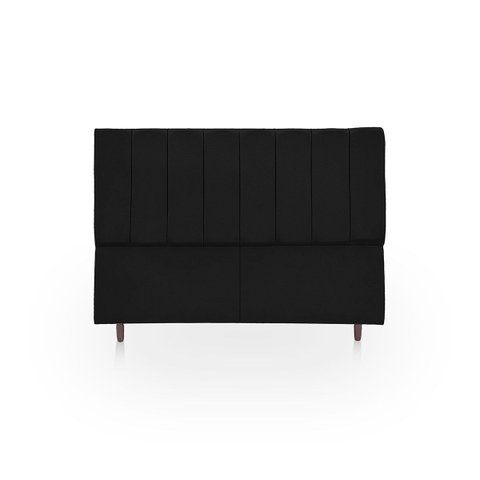 Cabeceira Estofada Moderna e Elegante para Cama de Casal 140 Eros Suede