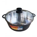 Ver imagem 2 de Jogo Panelas Alumínio Batido Fundido 5 Peças Grafite Belmar