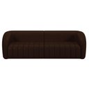Ver imagem 6 de Kit Sofá 5 Lugares para Sala 332cm com 02 Poltronas Lazio M03 Corano Marrom - Lyam Decor