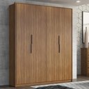 Ver imagem 1 de Guarda Roupa Casal 4 Portas e 3 Gavetas Attore - Amêndola Touch