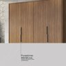 Guarda Roupa Casal 4 Portas e 3 Gavetas Attore - Amêndola Touch - 8