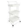 Carrinho Organizador Multiuso com Rodas 3 Prateleiras - 3