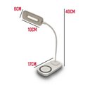 Ver imagem 3 de Luminária de Mesa LED Carregamento Sem Fio Induçao Celular Touch Articulavel 3 Cores