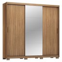 Ver imagem 2 de Guarda Roupa Casal Ambiente Dalila 32215pe Amendola Off White Flex com Pés - Demóbile