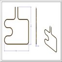 Ver imagem 2 de Resistência Inferior para Fornos de Embutir 220v