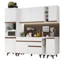 Ver imagem 3 de Armário de Cozinha Completa 235cm Branco Reims Madesa 02