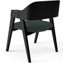 Ver imagem 7 de Kit 4 Cadeiras Sala de Jantar Estar Living Estofada Suran L02 Preto Suede Verde Musgo - Lyam Decor