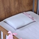 Ver imagem 2 de Kit de Berço Lençol + Fronha Percal de Algodão Menino Menina 2 Peças:safari Rosa