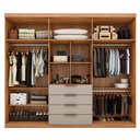 Ver mais imagens de Guarda Roupa Casal 6 Portas com Espelho Giardino Amendola Touch/nude Prime Tx - Demóbile