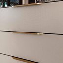 Ver imagem 6 de Guarda Roupa Casal 6 Portas com Espelho Giardino Amendola Touch/nude Prime Tx - Demóbile