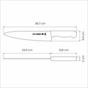 Ver imagem 2 de Faca para Carne Tramontina Profissional Inox 10 Polegadas Verde com Proteção Antimicrobiana 10