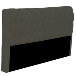 Cabeceira Casal King Size Estofada para Cama Box Glass Veludo Tabaco - 4