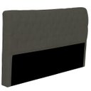 Ver imagem 4 de Cabeceira Casal King Size Estofada para Cama Box Glass Veludo Tabaco