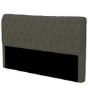 Ver imagem 5 de Cabeceira Casal King Size Estofada para Cama Box Glass Veludo Tabaco