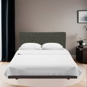 Ver imagem 2 de Cabeceira Casal King Size Estofada para Cama Box Glass Veludo Tabaco