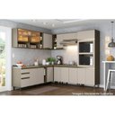 Ver imagem 4 de Armário Aéreo Cozinha Modulado Connect 1 Porta Duna/Cristal - Henn