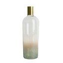 Ver imagem 1 de Vaso de Vidro Degradê Garrafa Decor Dourado - Rio Master Médio