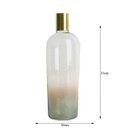 Ver imagem 2 de Vaso de Vidro Degradê Garrafa Decor Dourado - Rio Master Médio