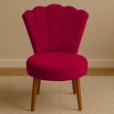 Ver imagem 3 de Conjunto 2 Cadeiras Estofadas Sala de Jantar Anna Suede Vermelho