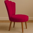 Ver imagem 2 de Conjunto 2 Cadeiras Estofadas Sala de Jantar Anna Suede Vermelho