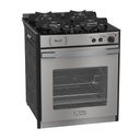 Ver imagem 1 de Fogão Embutir 4 Bocas Gaudí Platinum Vitreo Inox Gás Glp 127 V Venax 22103