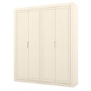 Ver imagem 4 de Berço Americano com Guarda Roupa Tutto New 4 Portas Off White e Colchão - Matic