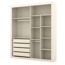 Ver imagem 5 de Berço Americano com Guarda Roupa Tutto New 4 Portas Off White e Colchão - Matic