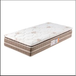 Colchão Solteiro Amsterdã Molas Ensacadas com Espuma D33 0,88x1,88x0,30 - Marrom - 1