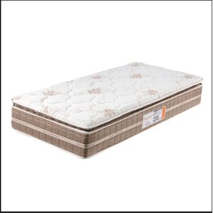 Colchão Solteiro Amsterdã Molas Ensacadas com Espuma D33 0,88x1,88x0,30 - Marrom