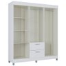 Roupeiro 6 Portas 915 Branco Poqq Branco - 8