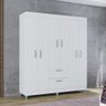 Roupeiro 6 Portas 915 Branco Poqq Branco - 4