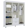 Roupeiro 6 Portas 915 Branco Poqq Branco - 6