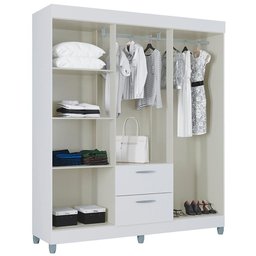 Roupeiro 6 Portas 915 Branco Poqq Branco - 6 Roupeiro 6 Portas 915 Branco Poqq Branco - 6