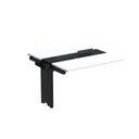 Ver imagem 1 de Complemento de Mesa Plataforma para Coworking para 2 Pessoas 140x140 140cm Industrial Branco e Preto