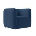 Ver imagem 4 de Poltrona Sala de Estar Decorativa Laguna Veludo Azul Marinho K01 - D'Rossi