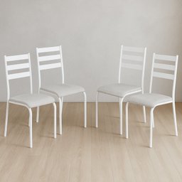 Kit 4 Cadeiras para Cozinha e Sala de Jantar 541.sli - 1