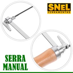 Mini Arco de Serra para Trabalhos Artesanais e Manuais 5 Lâminas Snel Ferramentas - 3