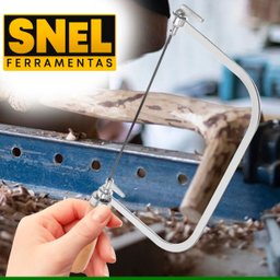 Mini Arco de Serra para Trabalhos Artesanais e Manuais 5 Lâminas Snel Ferramentas - 5