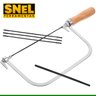 Mini Arco de Serra para Trabalhos Artesanais e Manuais 5 Lâminas Snel Ferramentas - 1