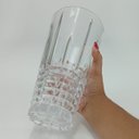 Ver imagem 2 de Lourent Vaso 24x14x14cm Cristal Eco Transp