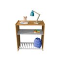 Ver imagem 4 de Mini Berço Chiqueirinho 2 em 1 com Rodízios e Colchão Baby:amadeirado