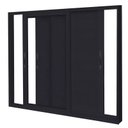 Ver imagem 1 de Janela de Alumínio Preto Veneziana Lambril de Correr 6 Folhas sem Grade Cmc Classic-2.00(l)x1.20(a)