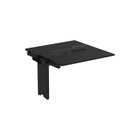 Ver imagem 1 de Complemento de Mesa Plataforma para Coworking para 2 Pessoas 160x140 160cm Industrial Preto