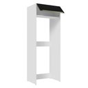 Ver imagem 5 de Porta-Geladeira Madesa Lux 1 Porta Basculante Branco/Preto