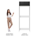 Ver imagem 7 de Porta-Geladeira Madesa Lux 1 Porta Basculante Branco/Preto